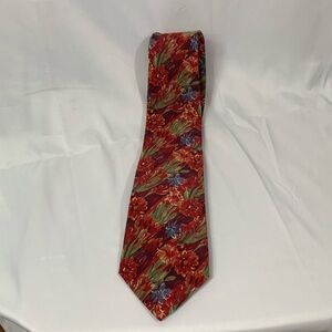 Kenneth Gordon floral print all silk necktie